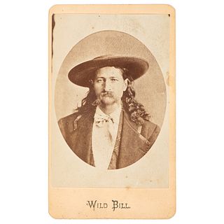 Wild Bill Hickok CDV after George Rockwood