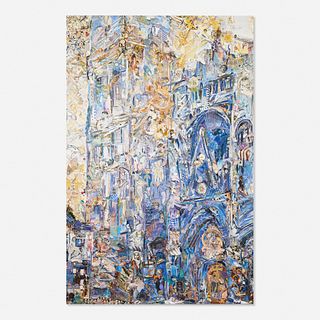 Vik Muniz, Rouen Cathedral (Monet or the Triumph of Impressionism, Daniel Wildenstein) p. 290. The Portal and the Tour D'Albane (Morning Effect), 1893