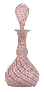 Graceful Clichy Striped Glass Perfume