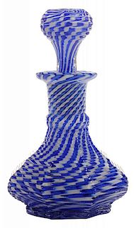 Fancy St. Louis Striped Perfume Bottle