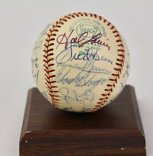 1973 New York Yankees Autographed Baseball