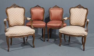 Set of Four French Chairs