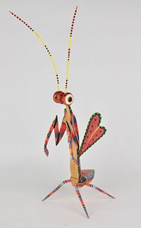 David Blas, Wood Carved Preying Mantis
