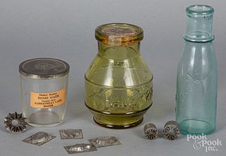 Three Shaker glass jars