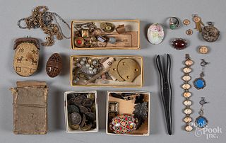 Early jewelry, buttons, etc.