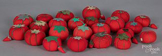 Collection of Japanese tomato pincushions
