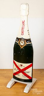 Castellane champagne bottle advertsing display