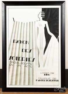 Maurice Dufrene poster, Rayon Des Soieries