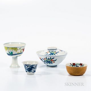 Four Porcelain Cups