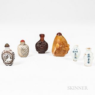 Six Snuff and Medicine Bottles