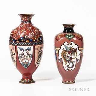 Two Cloisonné Vases
