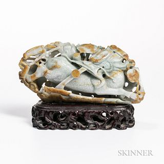 Jadeite Carving of Qilin