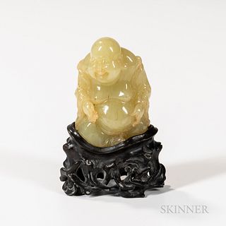 Jadeite Carving of Budai
