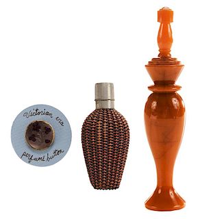 Two Unusual Perfume Bottles and