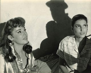 Tazio Secchiaroli (1925-1998)  - Anna Proclemer and Benedetta Barzini, years 1960