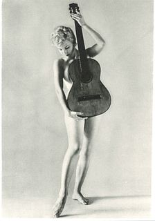 Alberto Korda (1928-2001)  - Untitled (Woman with guitar), 1954