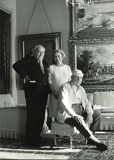 Walter Mori - Giorgio and Isa De Chirico with Mario Carrieri, years 1970