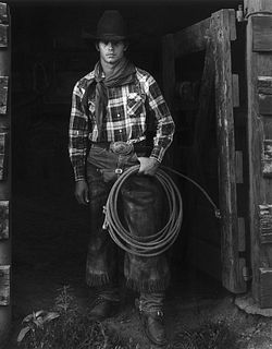Kurt Markus (1947)  - Louis Sanders, Bell Ranch, New Mexico, 1983