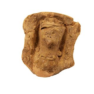 Ancient Mesopotamian Terracotta Bust c.6th century BC. 
