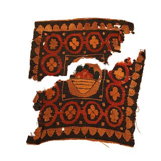 Ancient Egyptian Coptic Textile Fragment c.3rd-5th century AD. 