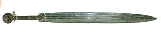 Large Luristan Style Bronze Sword Size 31 inches length. 