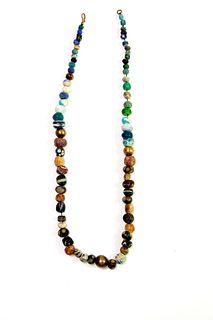 Ancient Roman Glass Beads Necklace c.1st-4th century AD. 