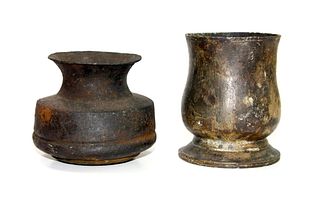 Lot of 2 Ancient Luristan Bronze Vessels c.1000 BC. 