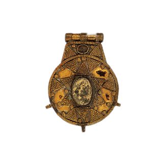 Ottoman Islamic Low karat gold Belt buckle c.18th century AD. 