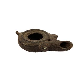 Ancient Roman Bronze Oil Lamp c.1st-4th century AD.