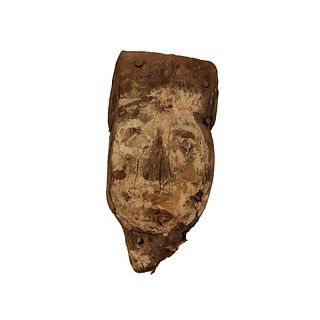 Ancient Egyptian Mummy Wood Mask c.664-332 BC