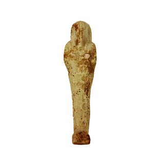 Large Ancient Egyptian Blue/Green Faience Ushabti Figure c.664-332 BC. 