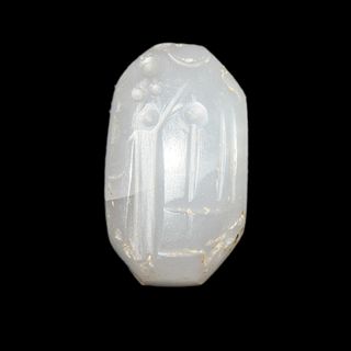 Ancient Neo-Babylonian Chalcedony Stamp Seal C. 600 BC 
