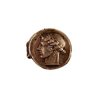 Ancient SICILY, Leontini. Circa 440-430 BC. AR Tetradrachm (30mm, 17.02 gm). 