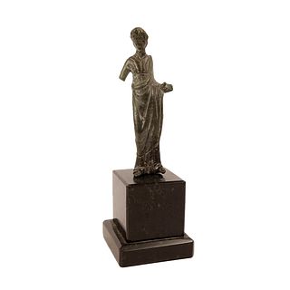 Roman Style Bronze Female Figure. 