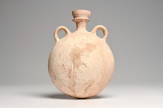 Large Ancient Greco-Roman Pottery Flask Ca. 600-400 B.C. 