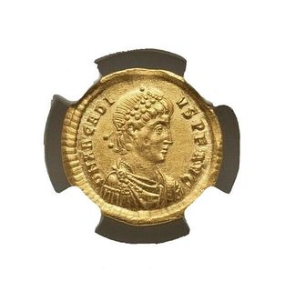 Arcadius, Eastern Roman Empire (AD 383-408). AV solidus