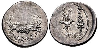 Mark Antony. Autumn 32-spring 31 BC. AR Denarius (18mm, 3.78 g, 4h)