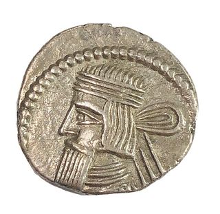 KINGS of PARTHIA. Vologases III. Circa AD 105-147. AR Drachm