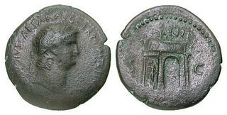 Nero. AD 54-68. AE Sestertius (23.80, 34.6 mm). Thracian mint,