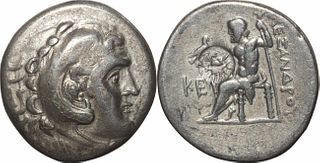 Alexander III Tetradrachm Silver coin 336-323 BC.