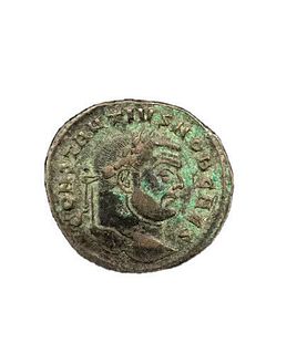 CONSTANTIUS I, as Caesar. 297-298 AD Æ Follis