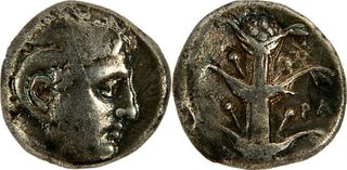 Kyrene. temp. Ptolemy I. Circa 308-305 BC. Silver Didrachm