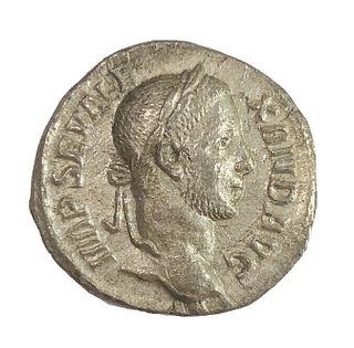 Severus Alexander. AD 222-235. BI Limes Denarius