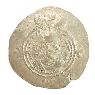 SASANIAN. Khusro II. 590-628 AD. AR Drachm