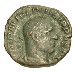 Philip I. AD 244-249. Æ Sestertius (28mm, 16.12 g). Rome mint