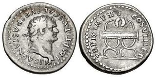 Titus.AD 79-81. AR Denarius (18.5mm, 3.35 g, 6h). Rome mint