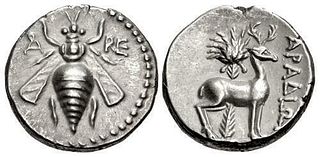PHOENICIA, Arados. Circa 172/1-111/0 BC. AR Drachm