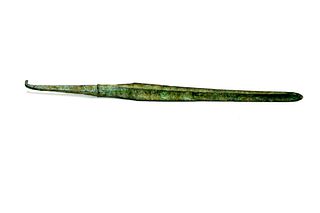 Ancient Luristan Bronze Spear Point c.1000 BC. 
