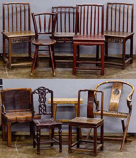 Asian Style Wood Chair Assortment