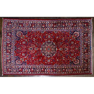 Persian Mashad Room Size Wool Rug